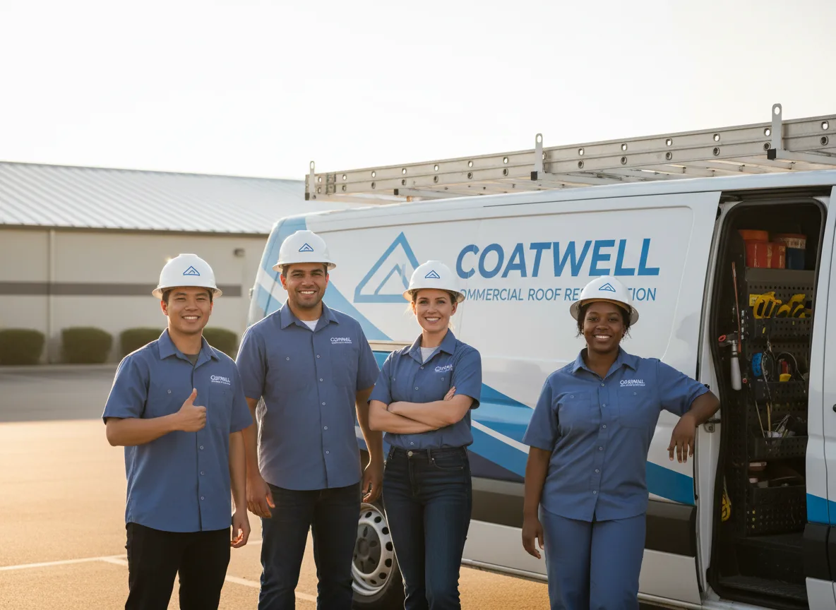 Commercial roof coating company in Grove City, MN